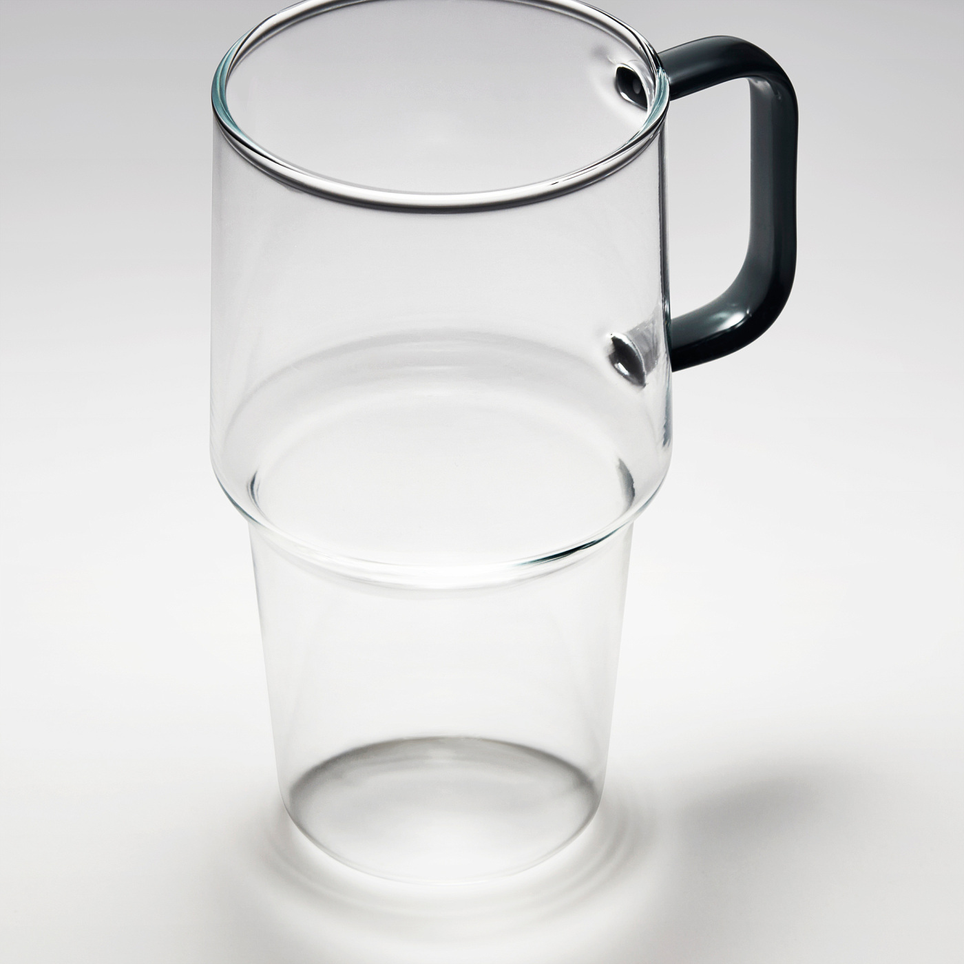 SKINNFISK glass with handle clear glass - IKEA