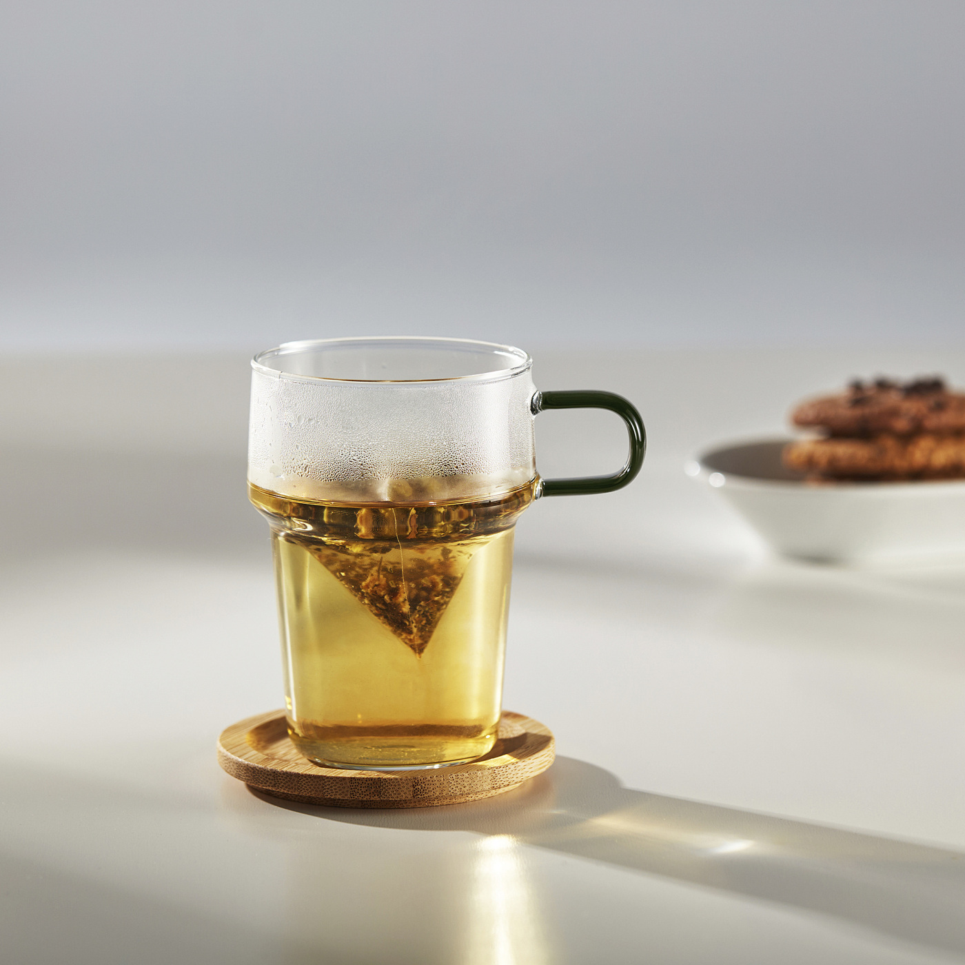 SKINNFISK glass with handle clear glass - IKEA