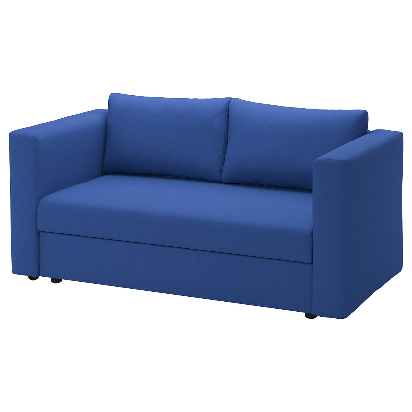 SKONABACK 2 seat sofa bed Knisa bright blue IKEA