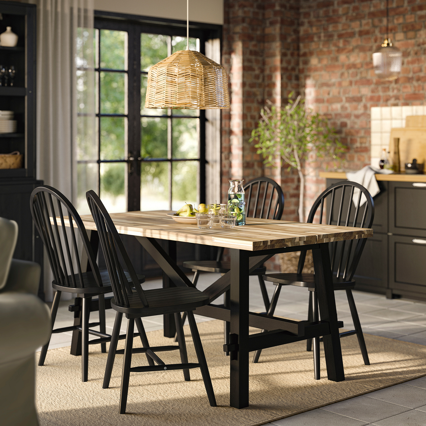 IKEA SKOGSTA 1脚 4,500 / 4脚 16,000（引取限定） SKOGSTA chair black - IKEA