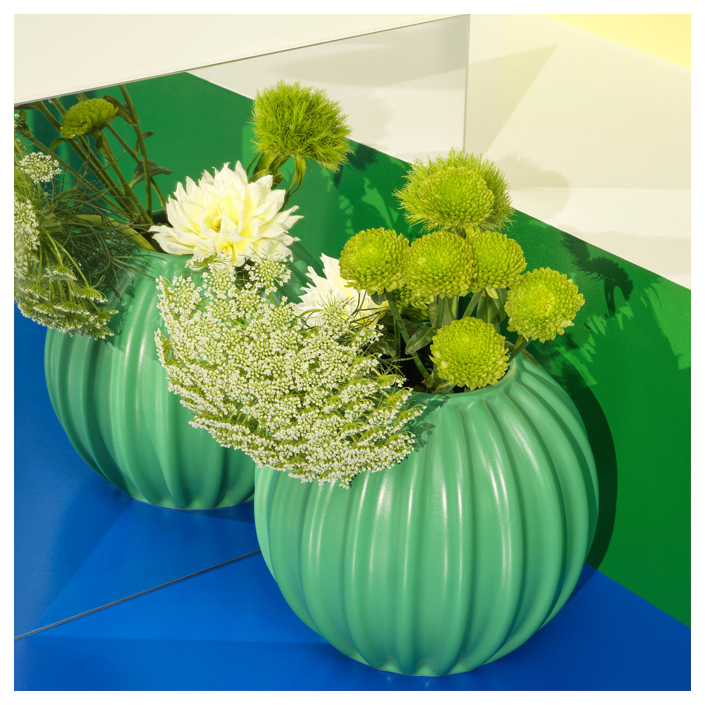 SKOGSTUNDRA vase green - IKEA