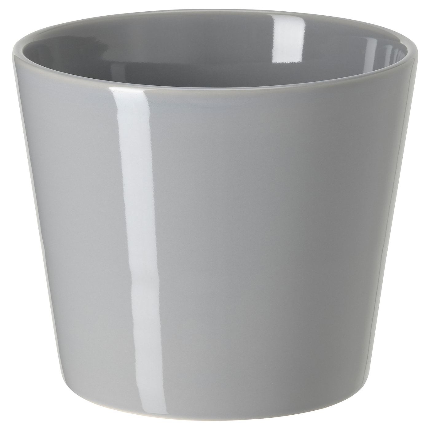 SKOGSVINBÄR plant pot in/outdoor grey - IKEA