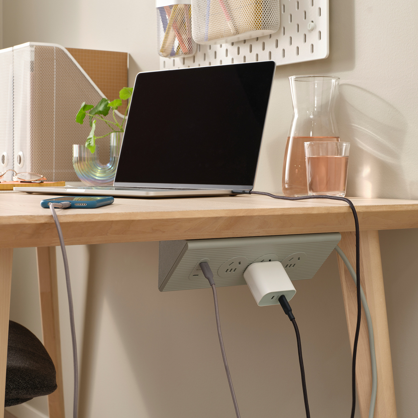 SKOTAT extension cord green - IKEA