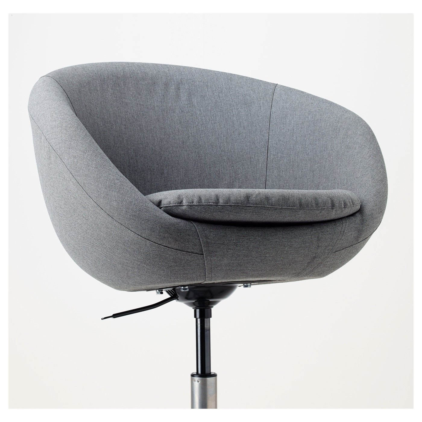 SKRUVSTA swivel chair Vissle grey - IKEA