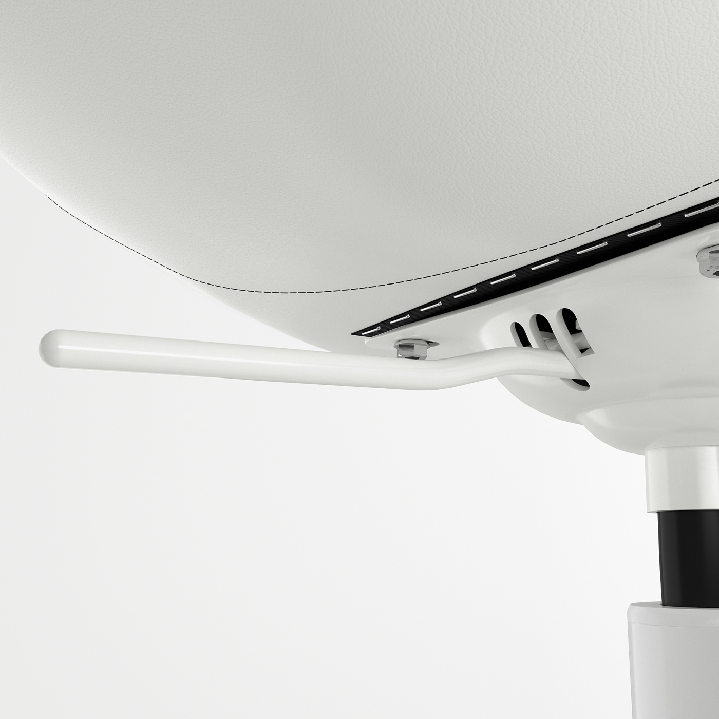 SKRUVSTA swivel chair Ysane white - IKEA