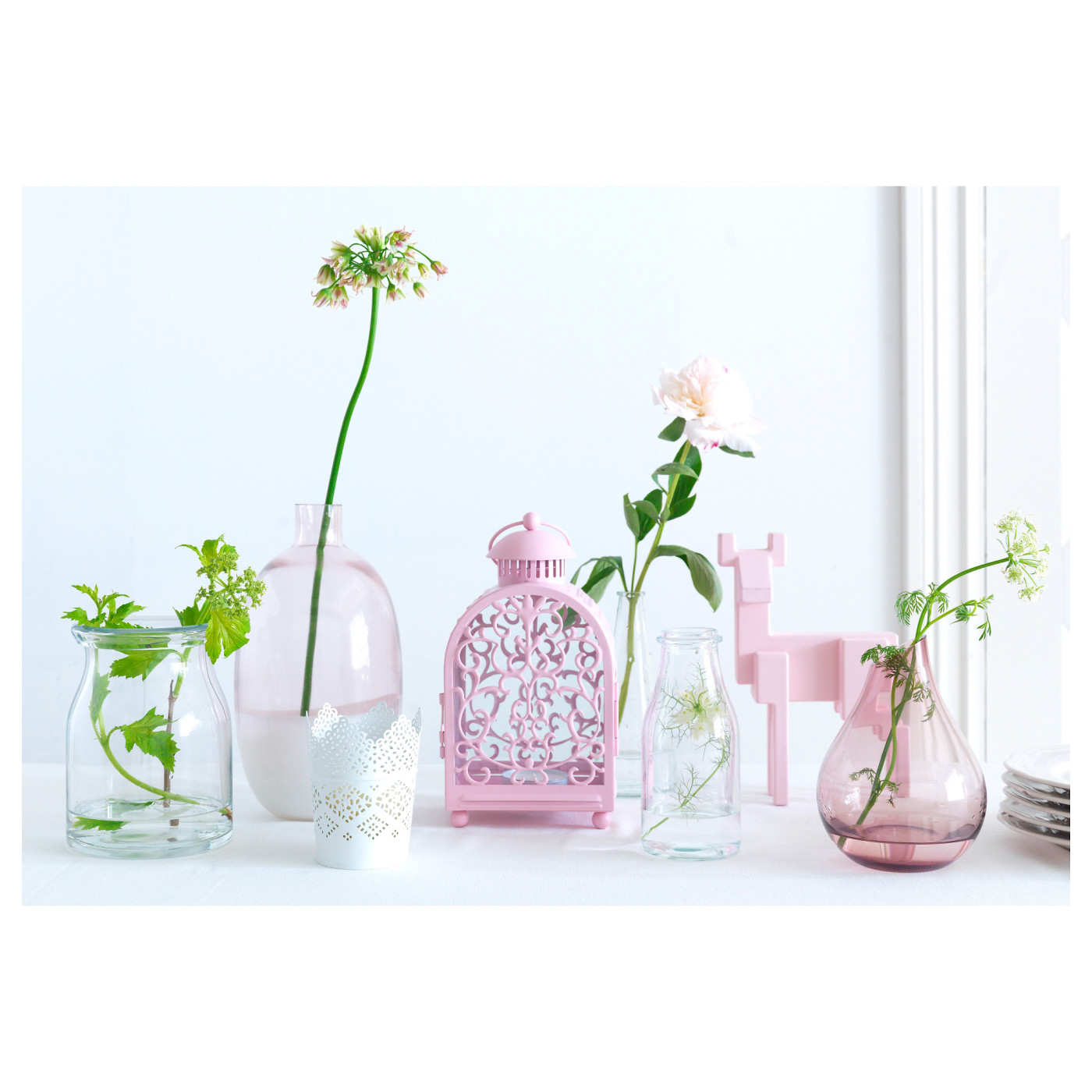 SKURAR candle holder white - IKEA