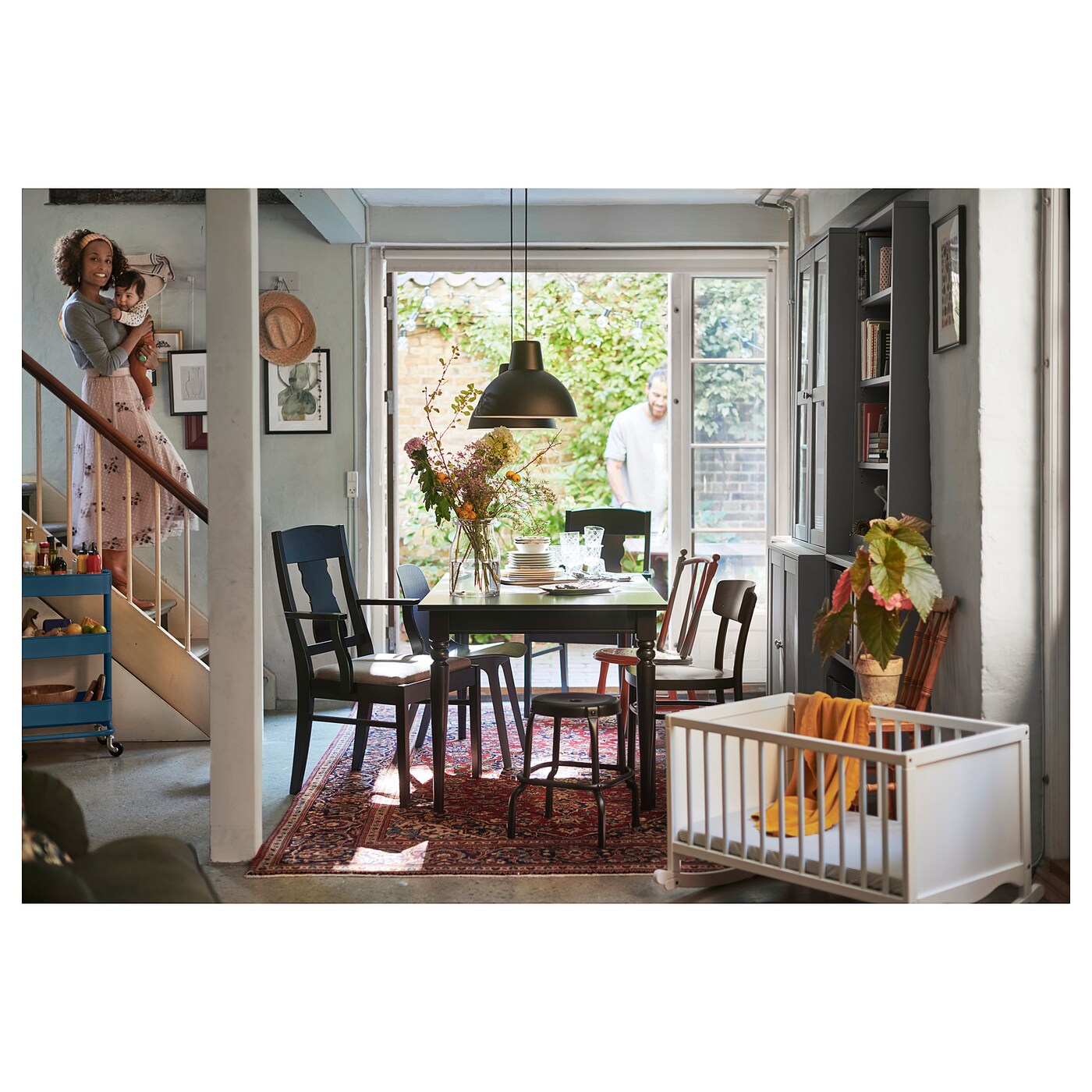 送料無料 いつまで SKURUP pendant lamp black - IKEA シーリングライト・天井照明