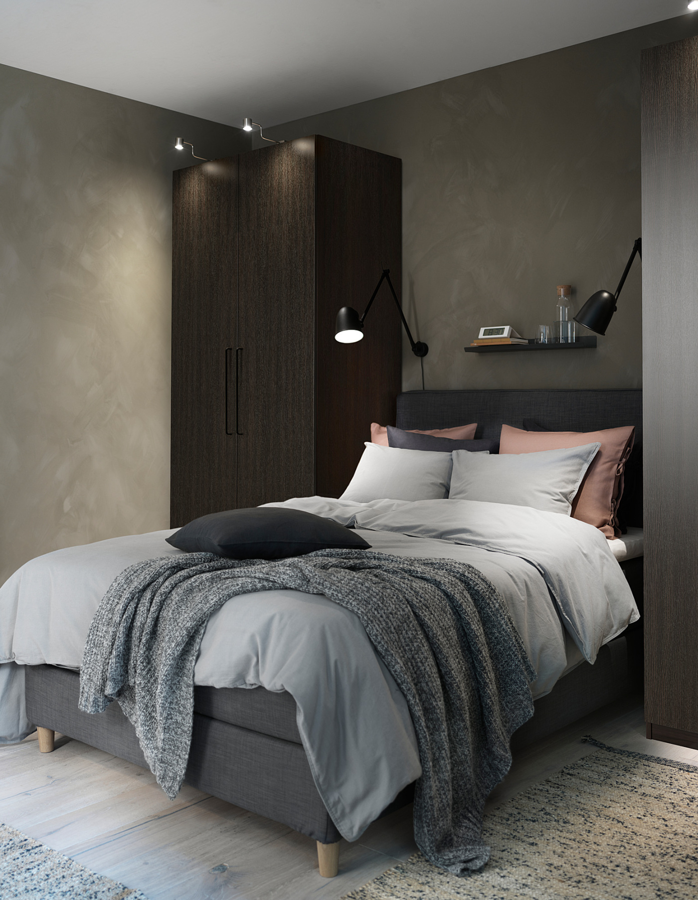 SKURUP work/wall lamp black - IKEA