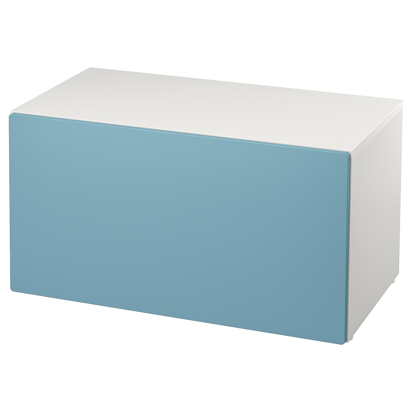 SMÅSTAD bench with toy storage white/blue - IKEA