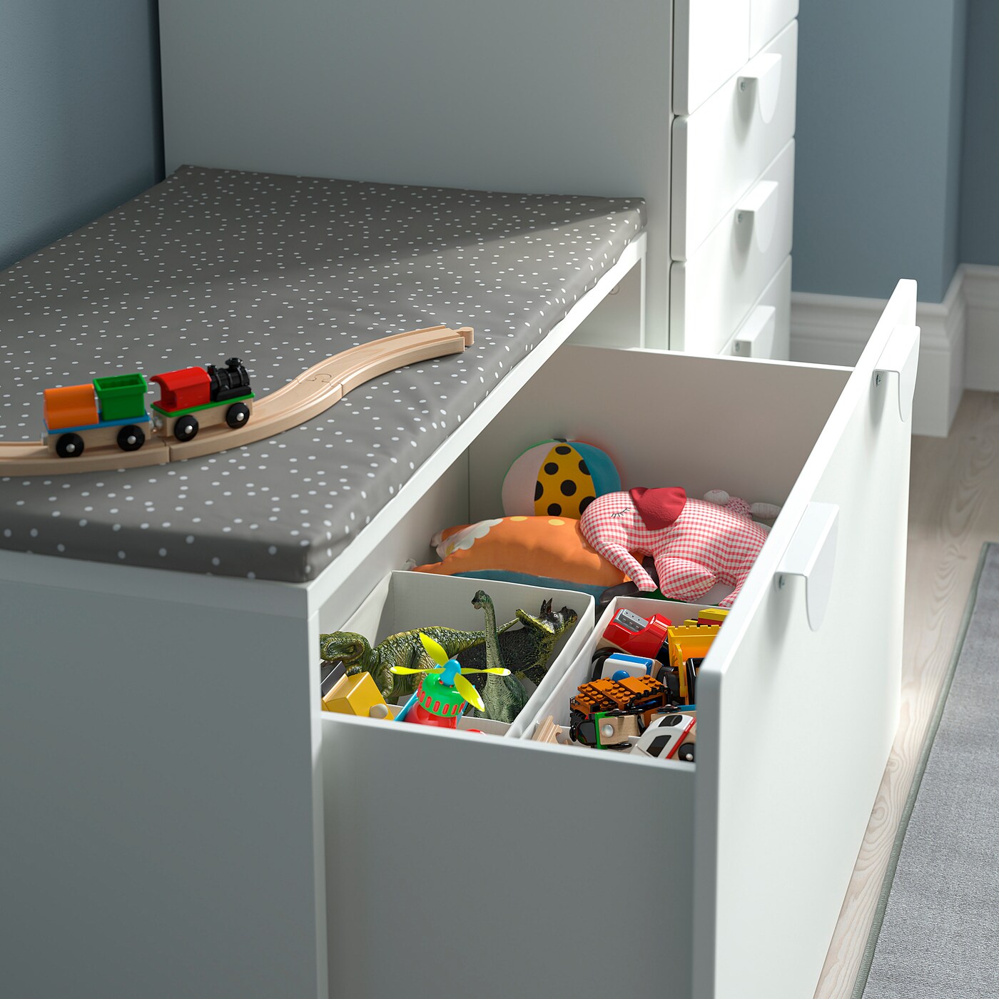 Ikea fashion toy storage bench