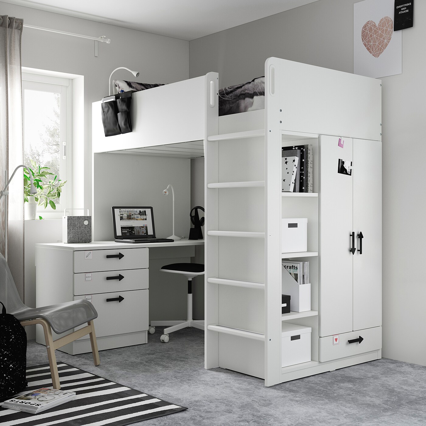 Smastad bed ikea discount