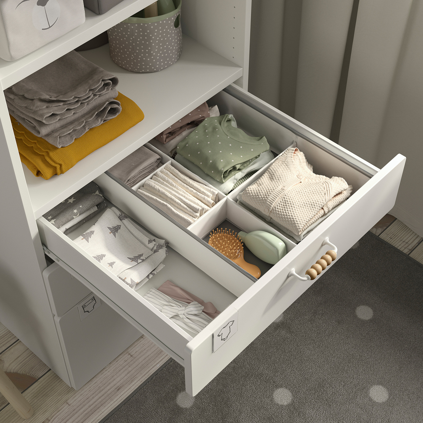 SMÅSTAD / PLATSA bookcase white with frame/with 2 drawers - IKEA