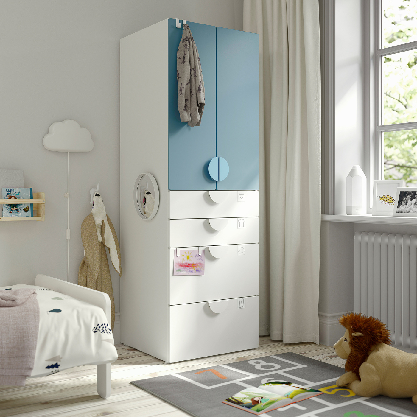 IKEA 2脚目 IKEA Shoe cabinet/storage, white, Pack of 2 Plastic Shoe Rack