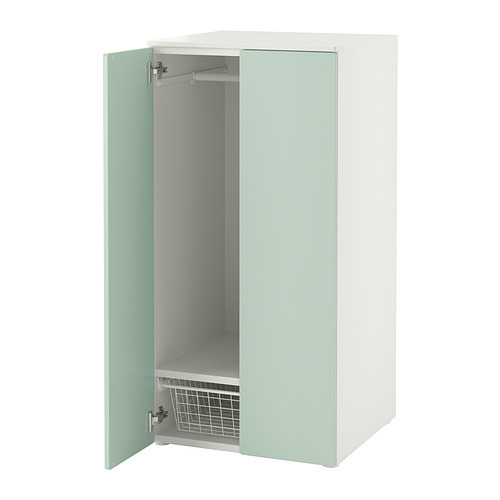 SMÅSTAD / PLATSA storage combination white/light green - IKEA