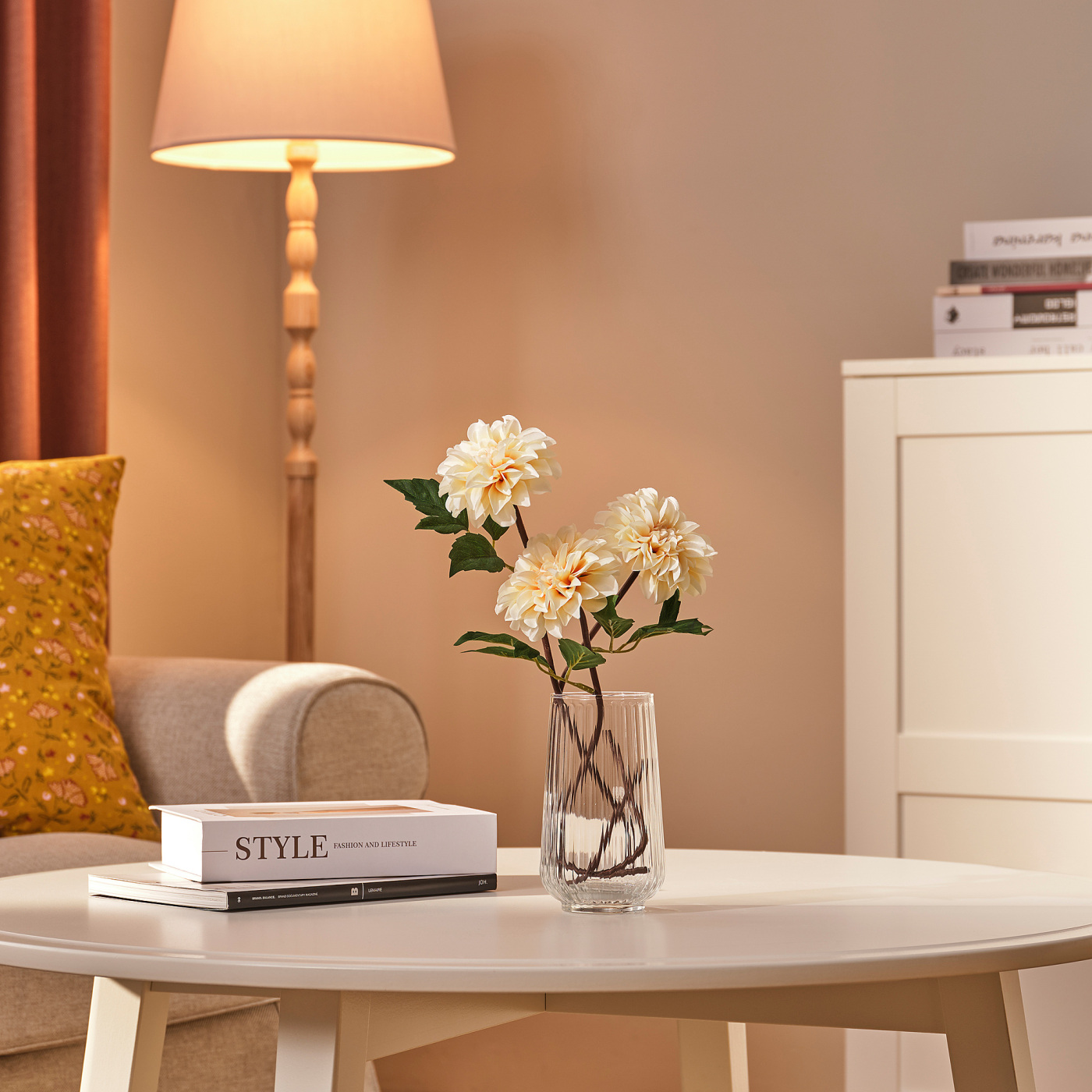 SMYCKA artificial flower Dahlia/light pink - IKEA