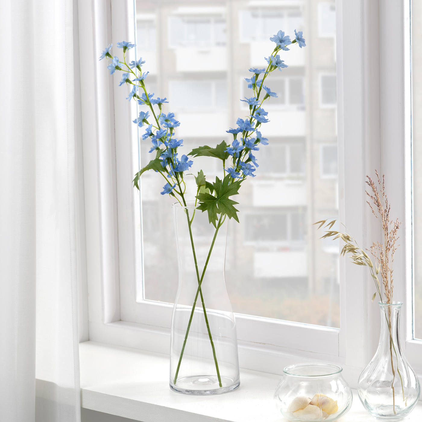 SMYCKA artificial flower in/outdoor/Larkspur blue - IKEA