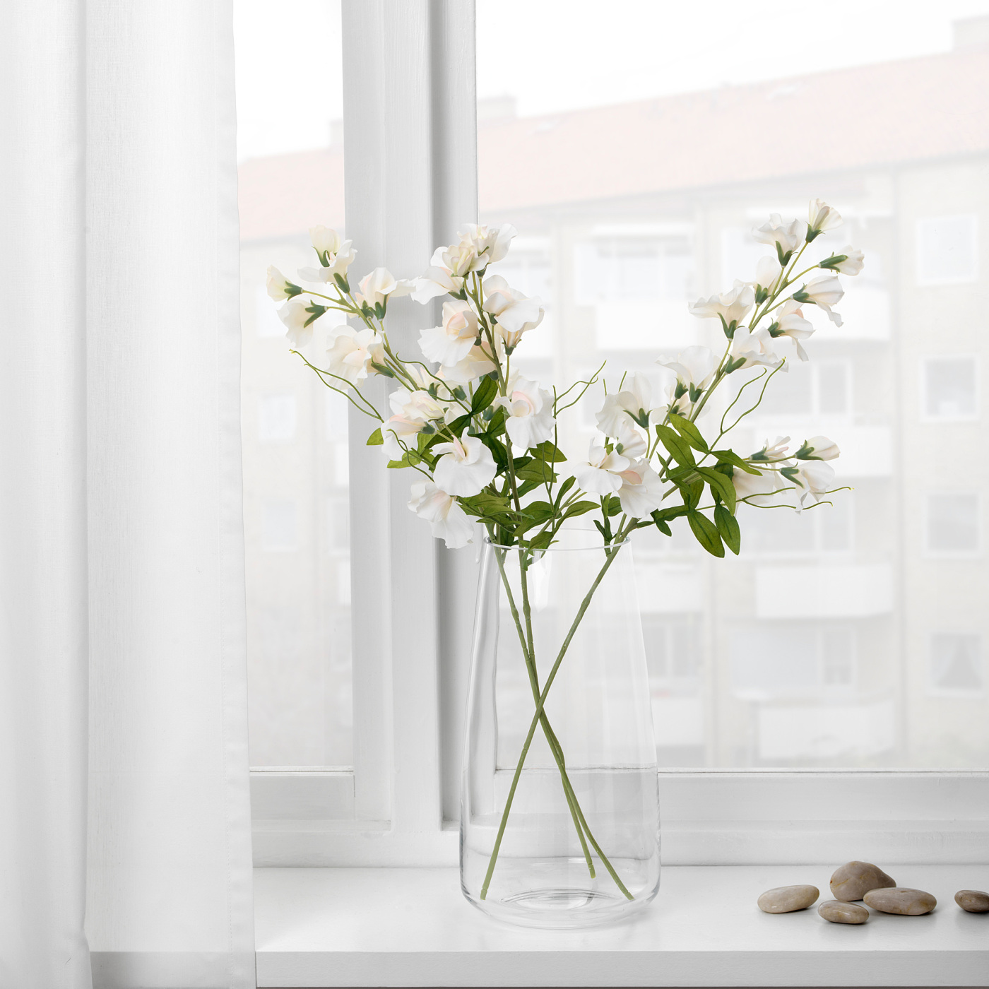 SMYCKA artificial flower Sweet pea/white - IKEA