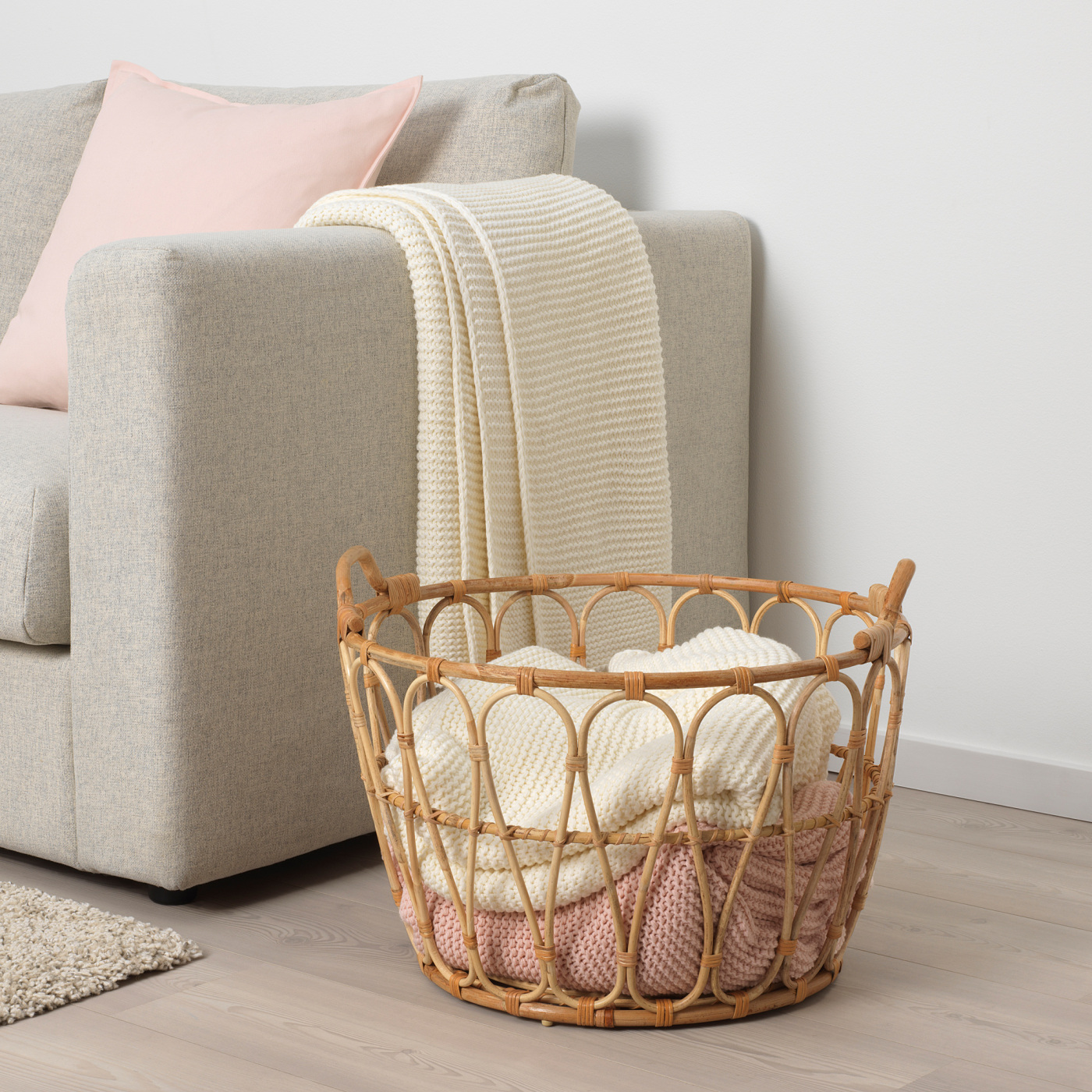 SNIDAD basket rattan - IKEA