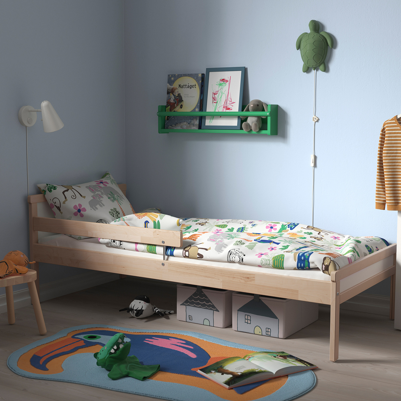 ベッドフレーム Ikea SNIGLAR Bed frame SNIGLAR bed frame with slatted bed base birch - IKEA
