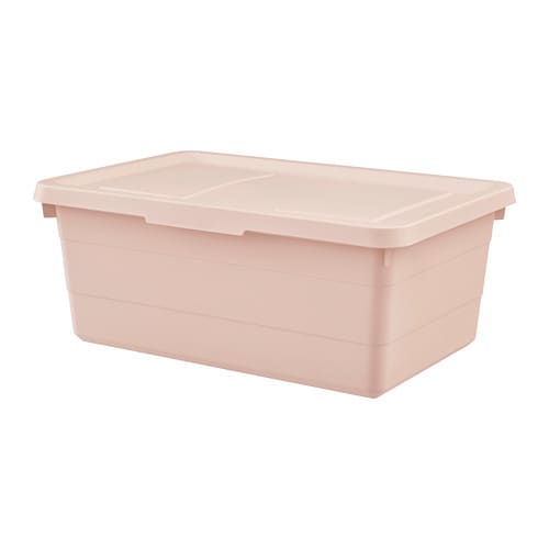 VARIERA box light pink - IKEA