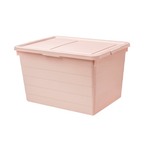 IKEA イケア VARIERA ヴァリエラ ボックス ピンク 10個セット VARIERA box light pink - IKEA