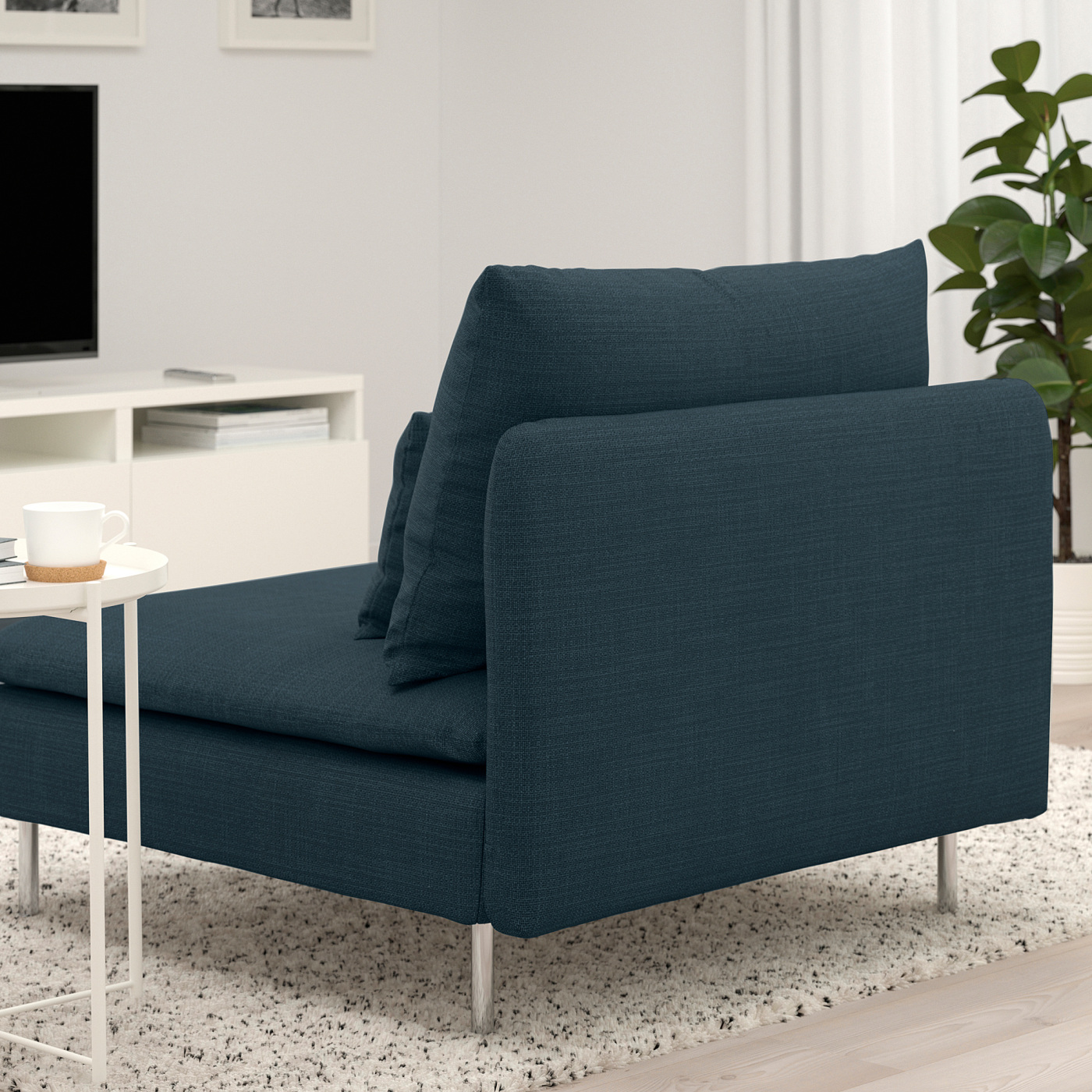 SÖDERHAMN 1-seat section Hillared dark blue - IKEA