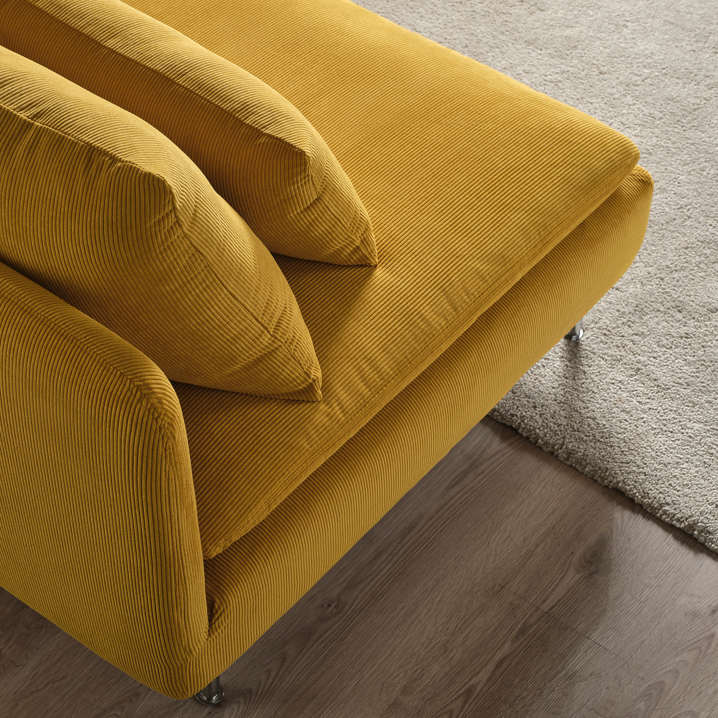 SÖDERHAMN 1-seat section Kelinge dark yellow - IKEA
