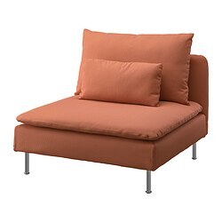 SÖDERHAMN 1-seat section Tallmyra dark green - IKEA