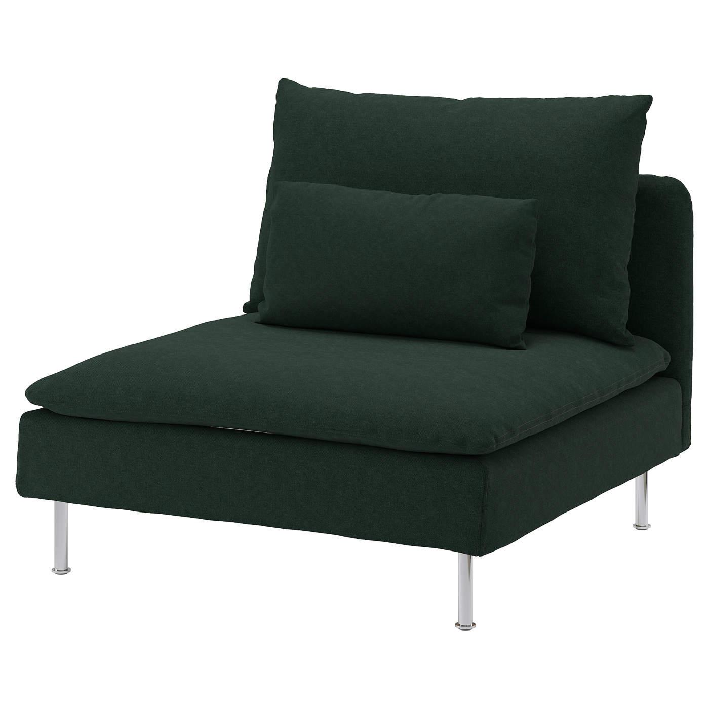 SÖDERHAMN 1-seat section Tallmyra dark green - IKEA