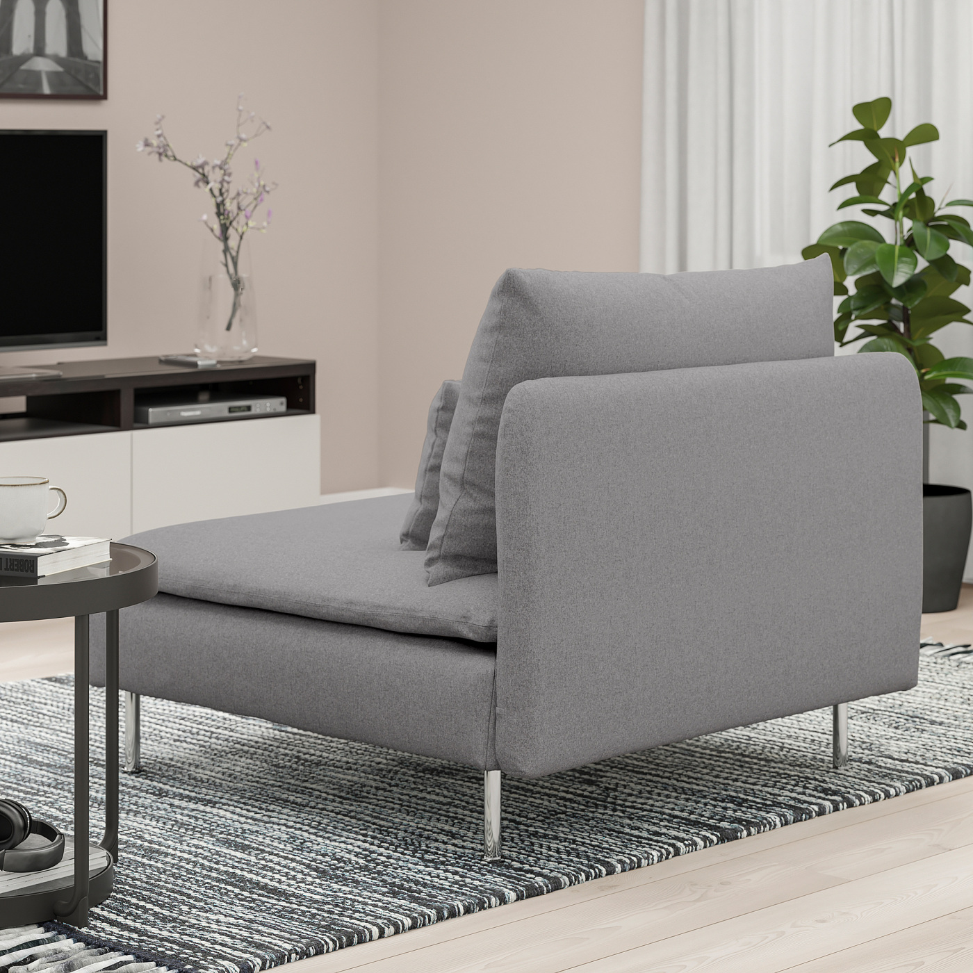 SÖDERHAMN 1-seat section Tonerud grey - IKEA