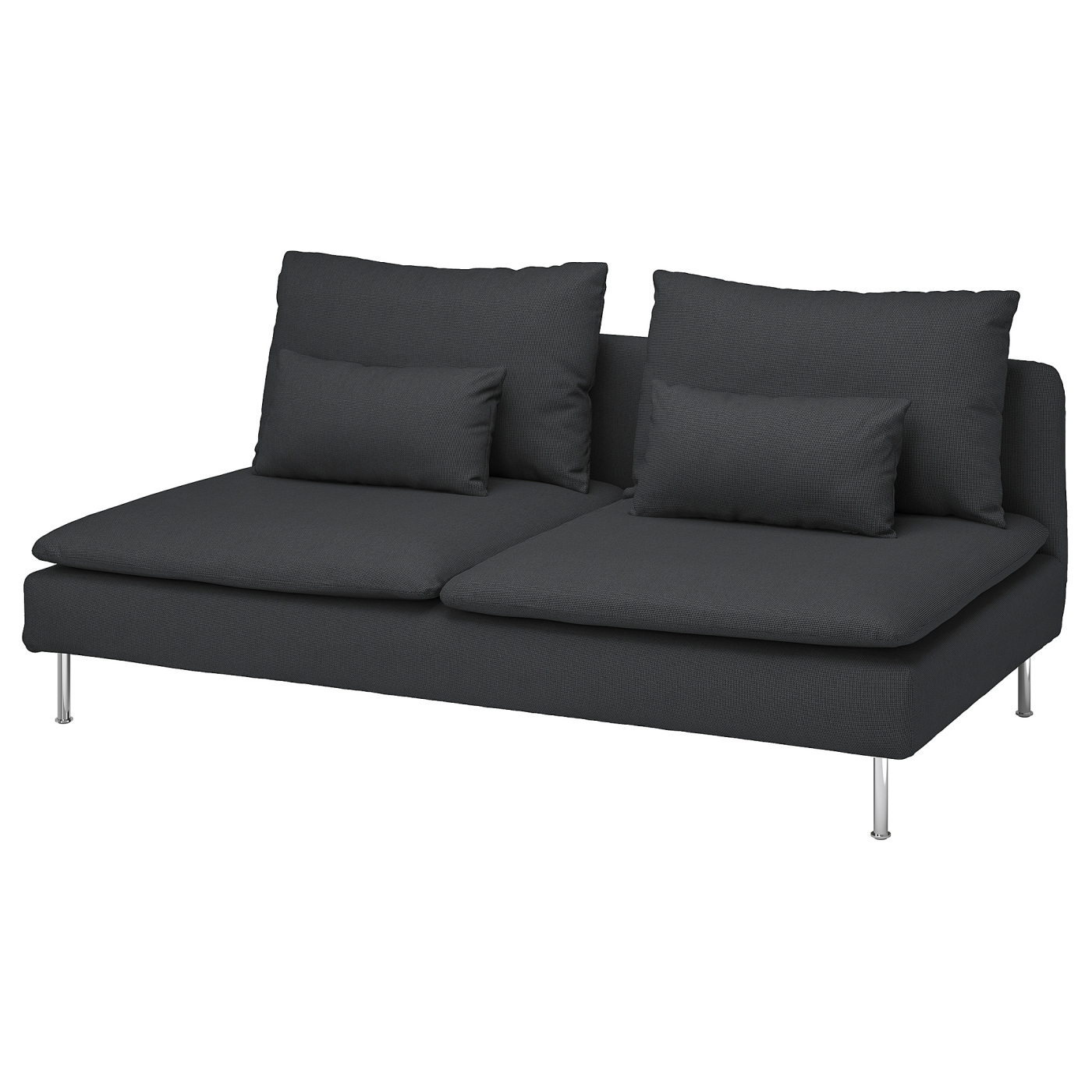 IKEA SÖDERHAMN[最終お値下げ] SÖDERHAMN 3-seat section Fridtuna dark grey - IKEA
