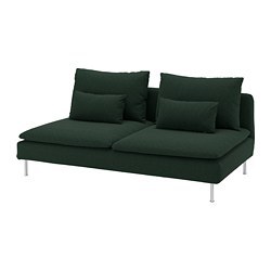 IKEA SÖDERHAMN[最終お値下げ] SÖDERHAMN 3-seat section Vissle dark green - IKEA