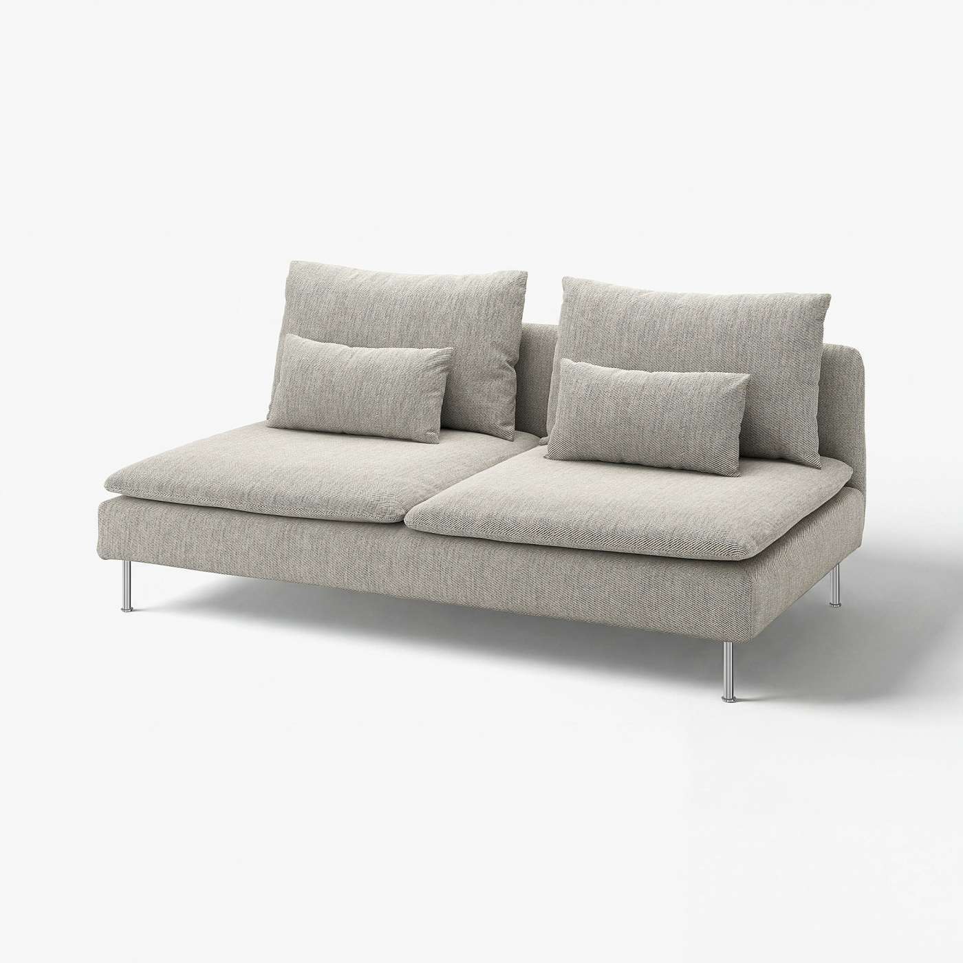 SÖDERHAMN 3-seat section Viarp beige/brown - IKEA