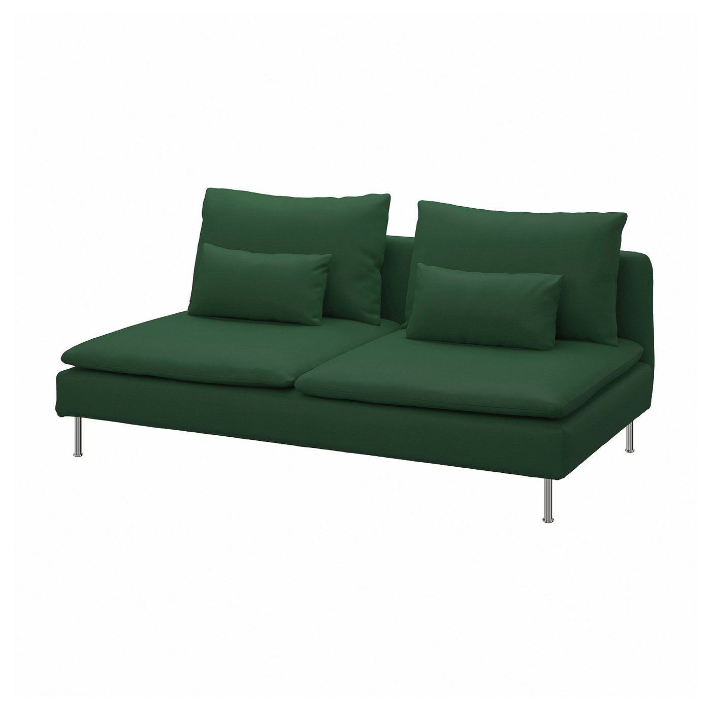 SÖDERHAMN 3-seat section Vissle dark green - IKEA