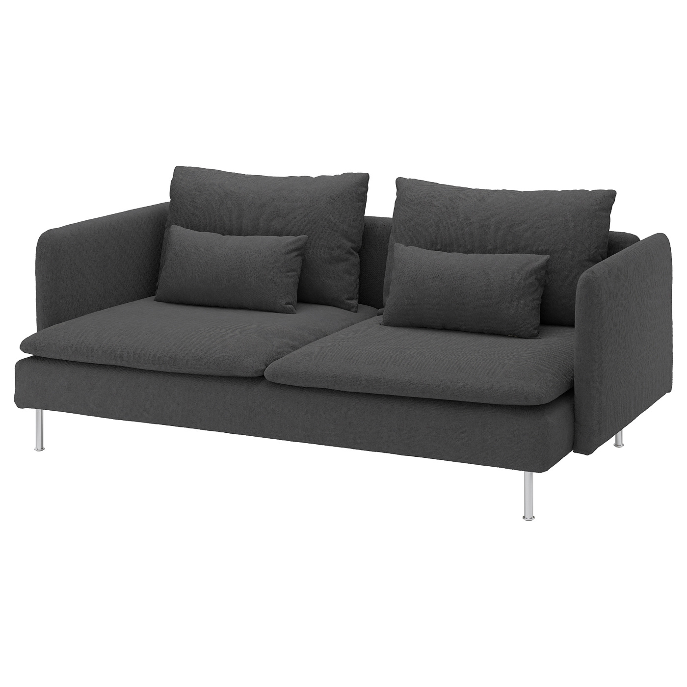 SÖDERHAMN 3-seat sofa Tallmyra medium grey - IKEA