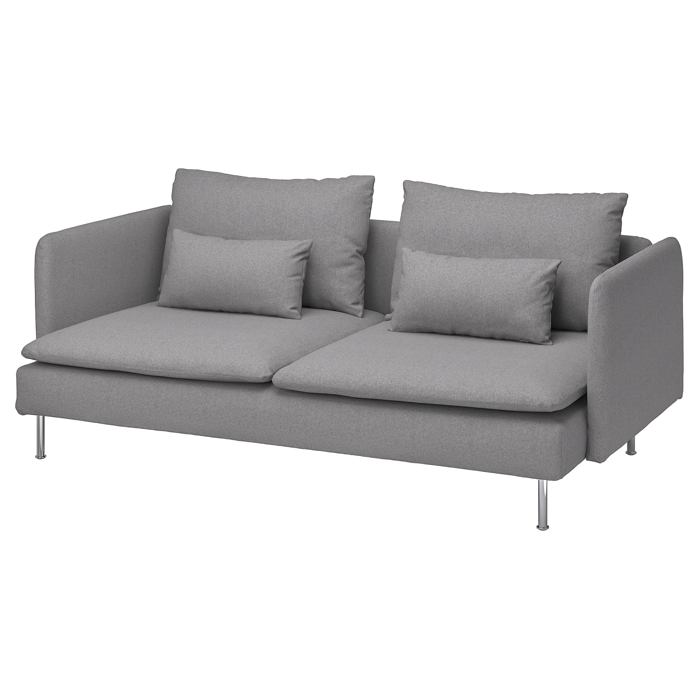 SÖDERHAMN 3-seat sofa Tonerud grey - IKEA