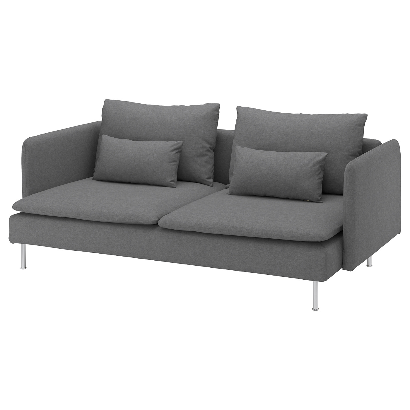 SÖDERHAMN 3-seat sofa Vissle grey - IKEA