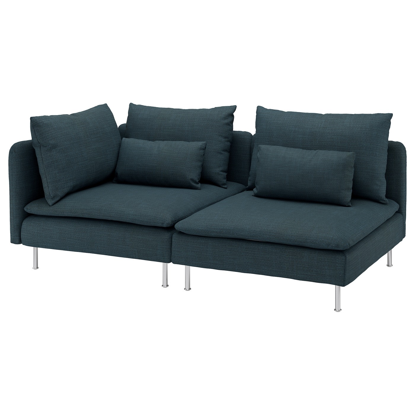 IKEA SÖDERHAMN[最終お値下げ] SÖDERHAMN 3-seat sofa with open end/Hillared dark blue - IKEA