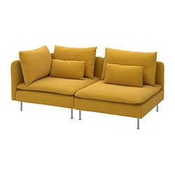 SÖDERHAMN 3-seat sofa with open end/Gunnared medium grey - IKEA