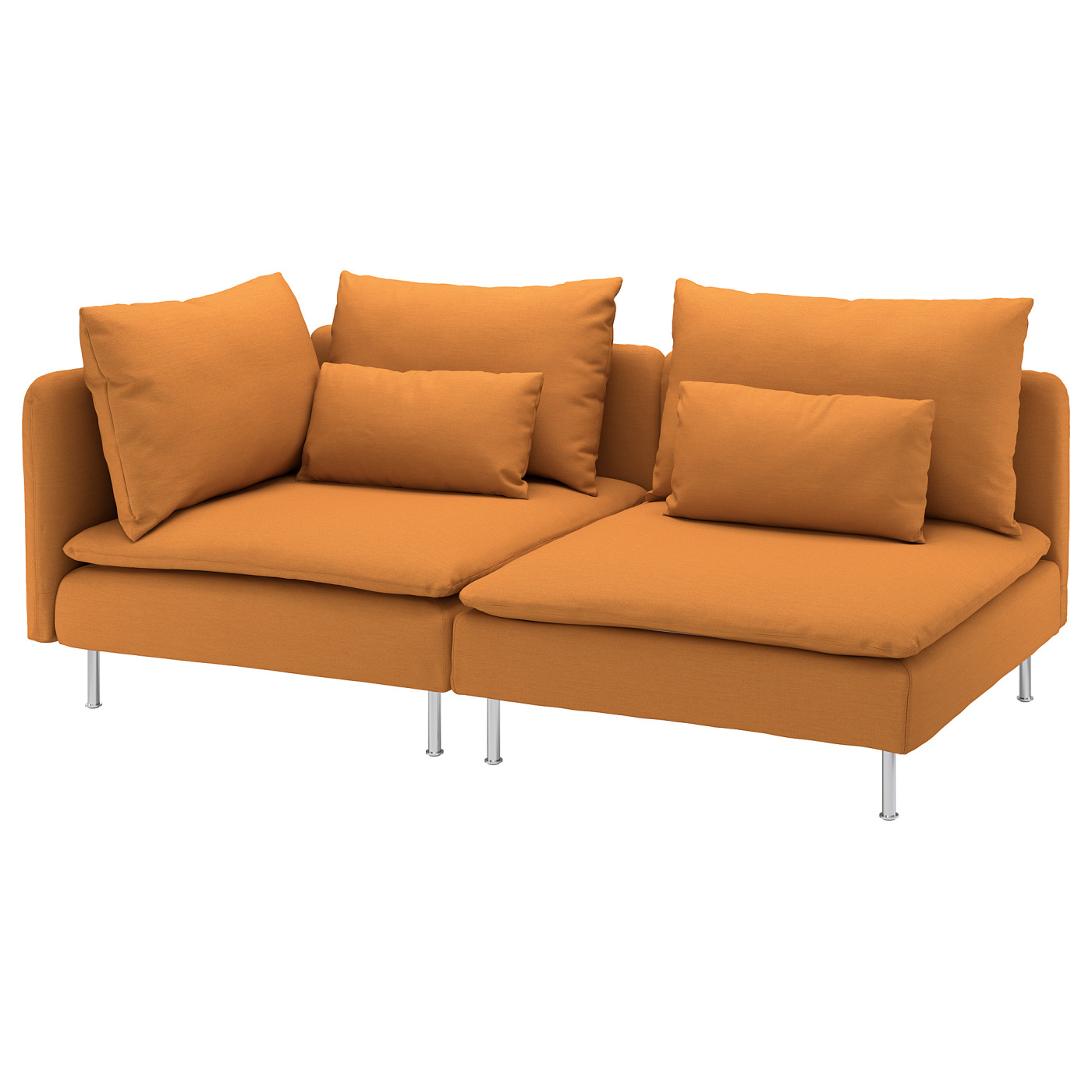SÖDERHAMN 3-seat sofa with open end/Vissle dark yellow - IKEA SÖDERHAMN 3-seat sofa with open end/Vissle dark yellow - IKEA