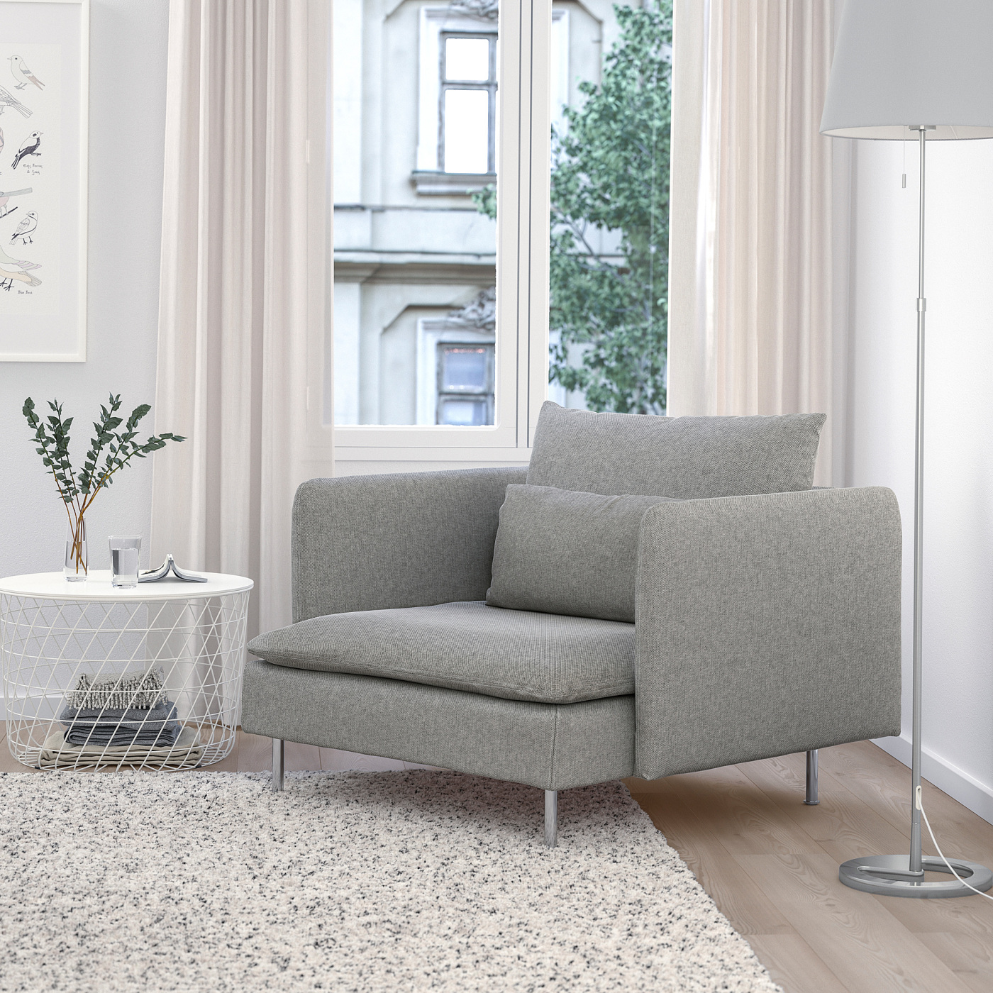 SÖDERHAMN armchair Tallmyra white/black - IKEA