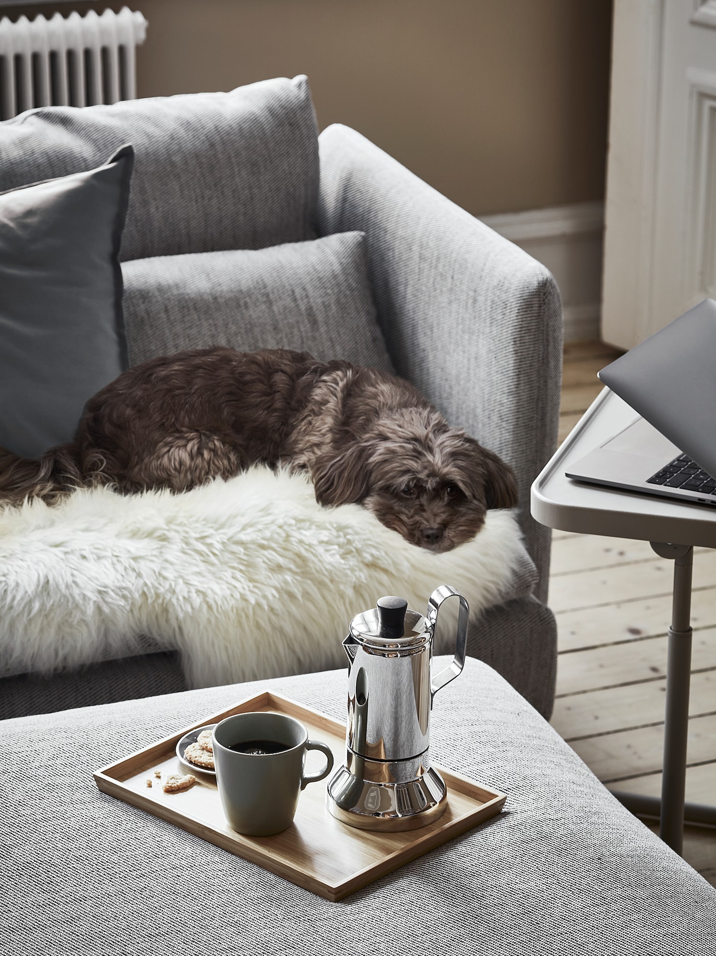 SÖDERHAMN armchair Viarp beige/brown - IKEA