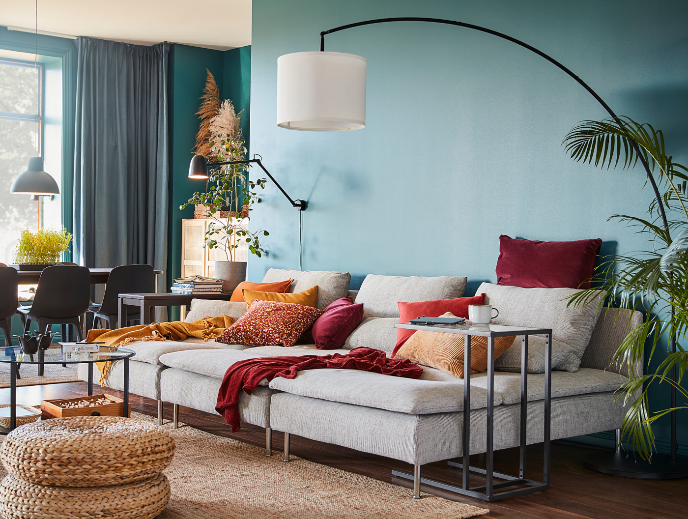 SÖDERHAMN chaise longue Viarp beige/brown - IKEA