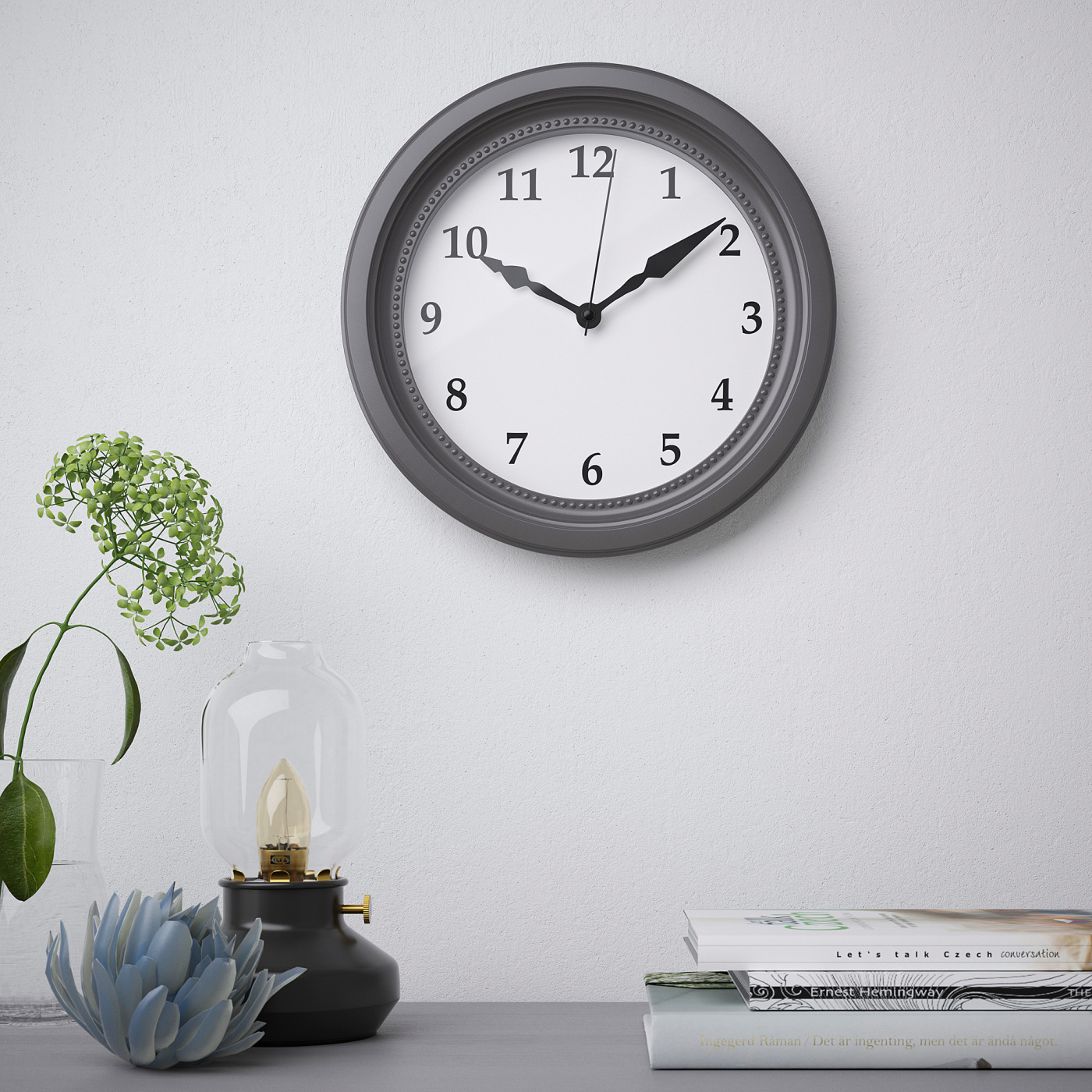 SÖNDRUM wall clock grey - IKEA