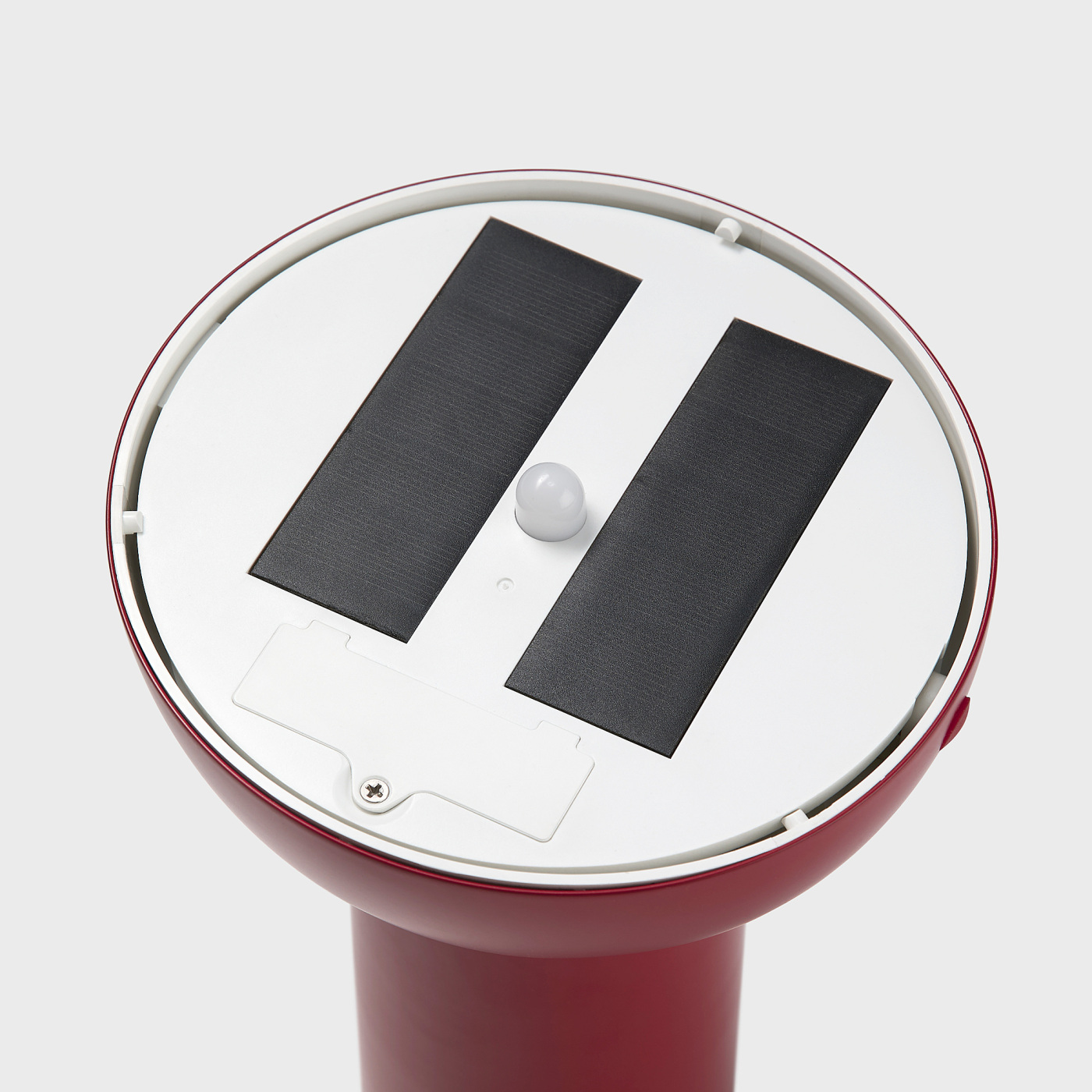 SOLVINDEN LED decoration lighting solar-powered/globe red - IKEA