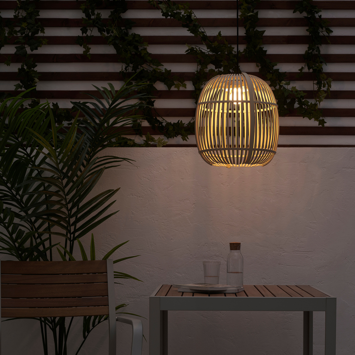 SOLVINDEN LED pendant lamp indoor/oval - IKEA