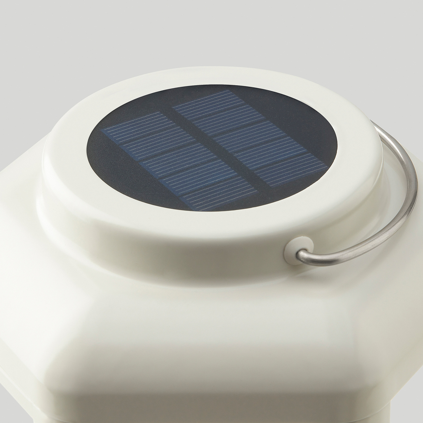 SOLVINDEN LED solar-powered table lamp lantern/beige - IKEA