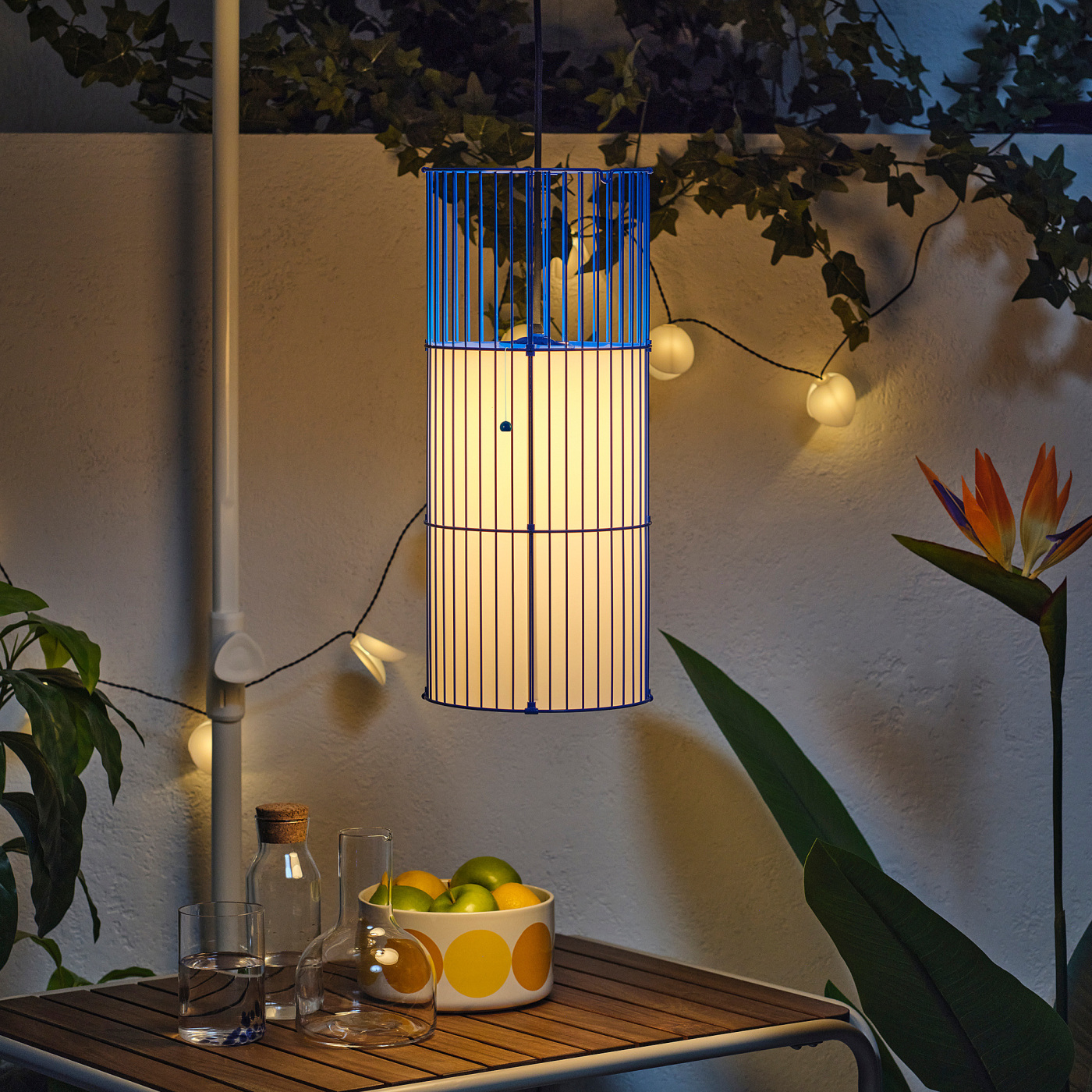 SOLVINDEN pendant lamp blue indoor - IKEA
