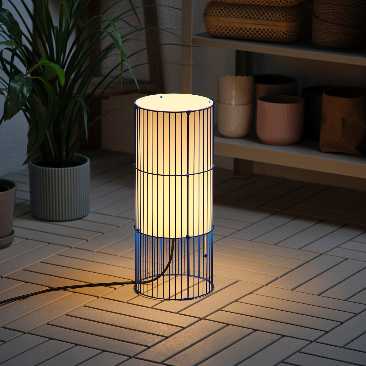 SOLVINDEN pendant lamp blue indoor - IKEA