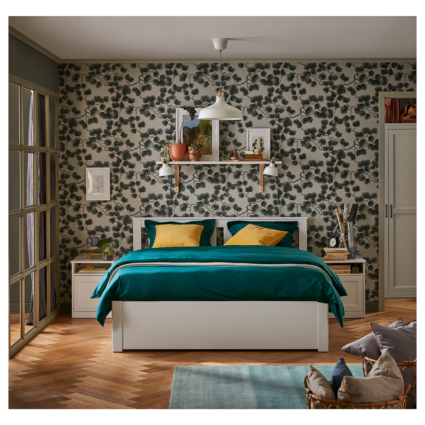 SONGESAND bed frame white - IKEA